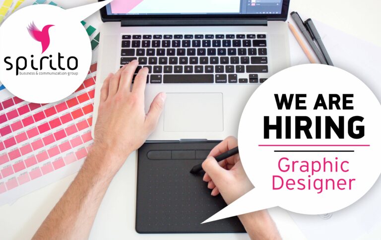 SPIRITO WE ARE HIRING graphic designer 1